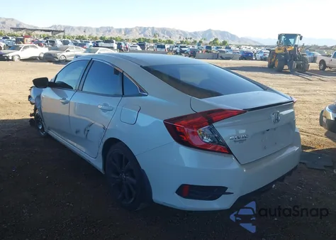 2020 Honda Civic Sport из США, поврежденный, VIN 2HGFC2F83LH589105